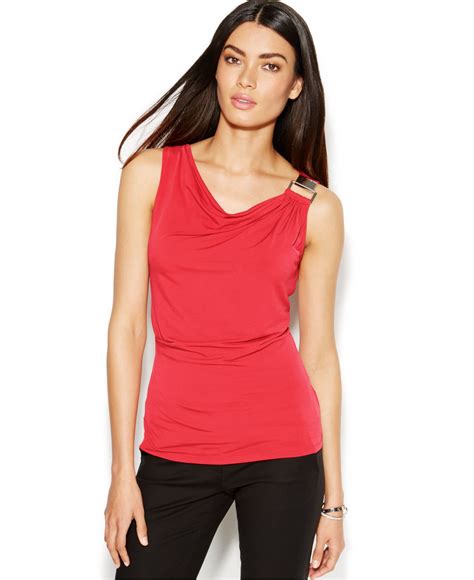 michael kors tops for women|Michael Kors sleeveless tops.